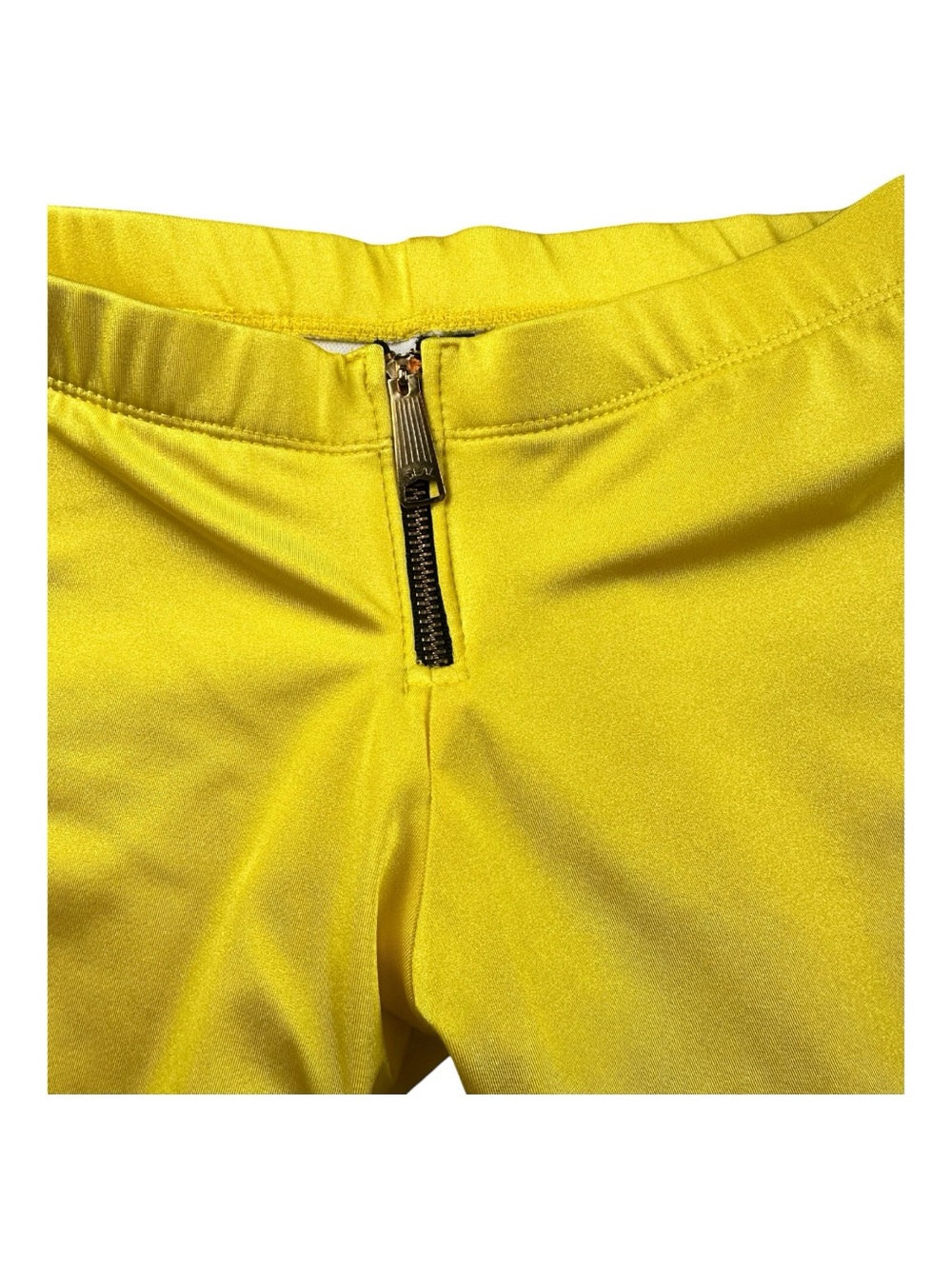 Rockstar Energy Drink Promotional Yellow Graphic Leggings Y2K Skinny Fit Size S - Picture 3 of 9
